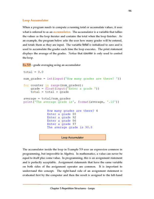 Introduction to Python Programming: Starting Out with IDLE - Repetition Structure- Loops 8